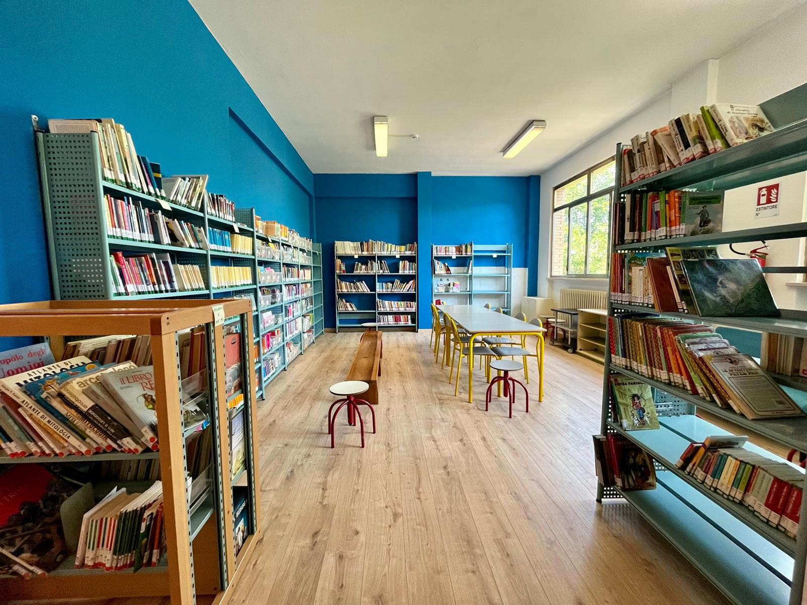 Interno della Biblioteca ragazzi