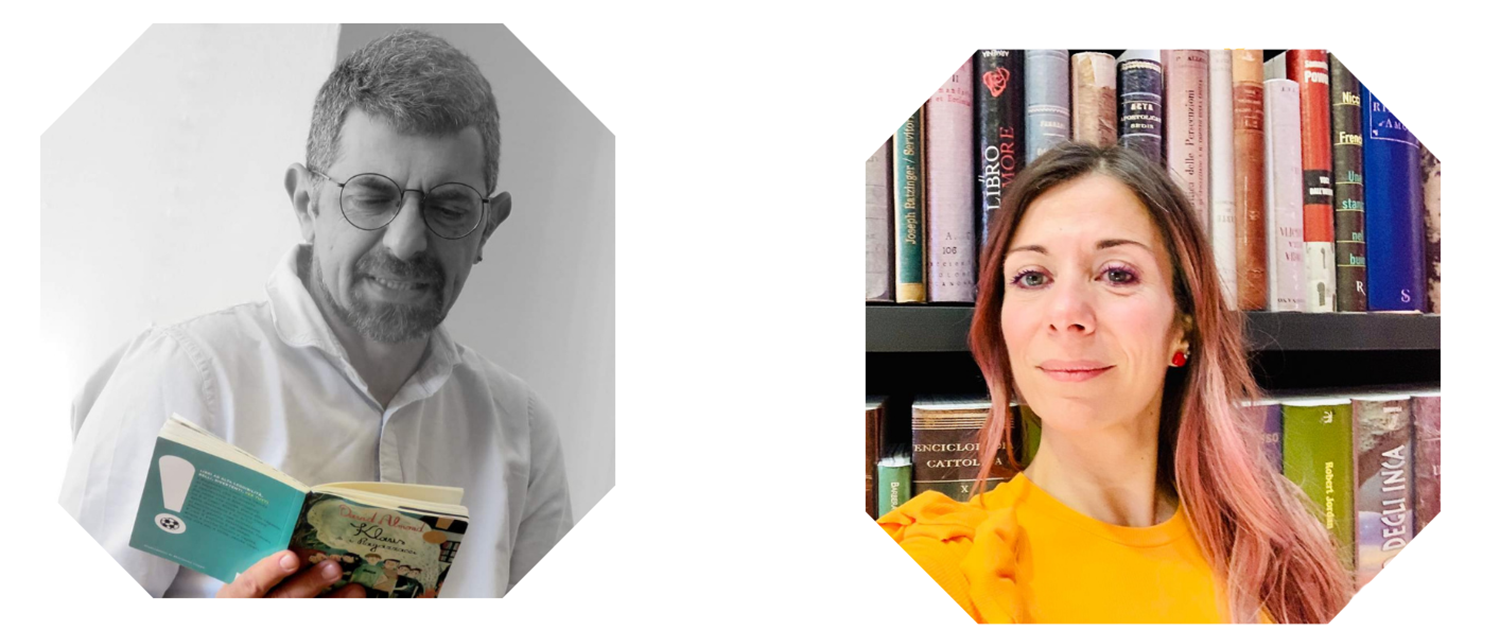 Il prof. Federico Batini e la dott.ssa Martina Evangelista